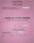 Titre foncier
